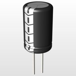 CAPACITOR ELETROLÍTICO * 100uf x 35V